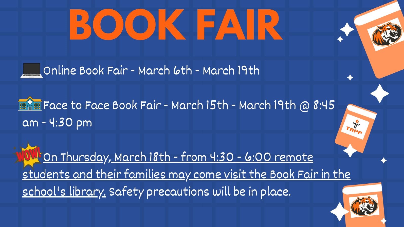 The Book Fair is Coming!!!